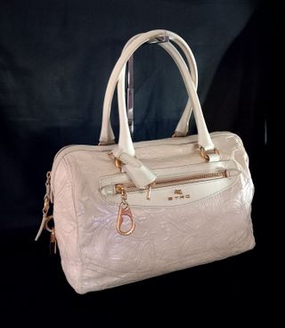 Borsa Etro in pelle Texture Paisley Beige