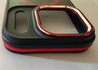 Cover iPhone 14 Pro MagSafe Nero Rosso non marca .