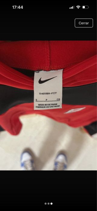 Sudadera Nike Force Roja y Negra