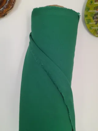 Tessuto cotone verde bandiera
