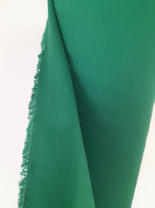 Tessuto cotone verde bandiera