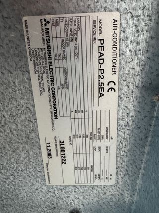 Placas de aire acondicionado MITSUBISHI