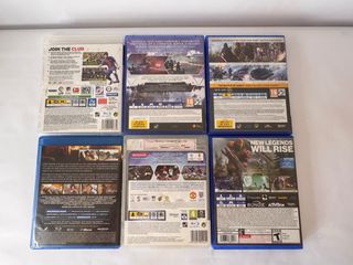 Lote 6 Juegos PS3/PS4: Star Wars, Destiny, Horizon
