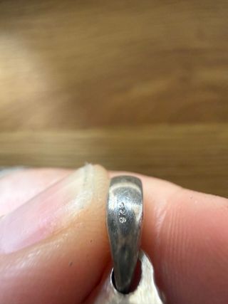 Colgante Plata 925 Piedra Sol Vintage