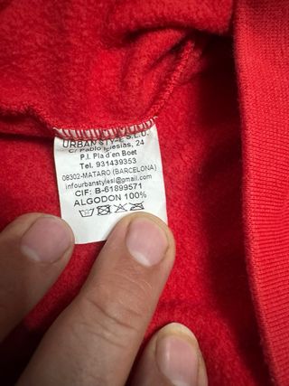 Sudadera Savage Roja con Logo 11