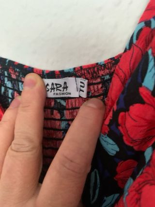 Lote 2 vestidos verano estampado hojas y flores