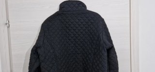 Giacca trapuntata donna nera