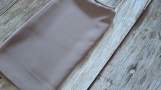 Tessuto seta vintage italiana grigio tortora