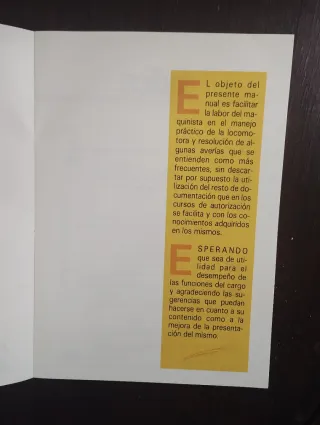 Manual Locomotora RENFE 269