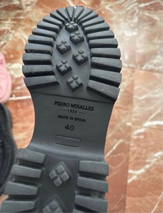 Botas Pedro Miralles negras con cadena