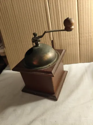 Molinillo de café vintage madera