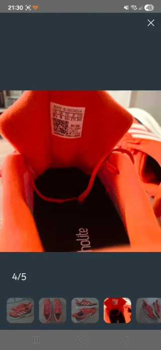 Adidas Ultrarun 5 Tr Naranja Blanco