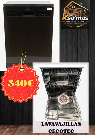 Lavavajillas Cecotec Negro