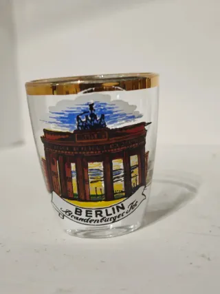 Vaso de chupito vintage Berlín