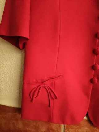 Chaqueta Vestir Roja Talla XXL