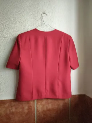 Chaqueta Vestir Roja Talla XXL