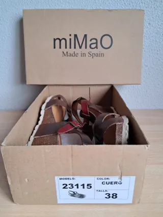 Sandalias cuña MiMaO Talla 38  Piel