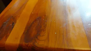 Mesita de noche de madera de pino maciza