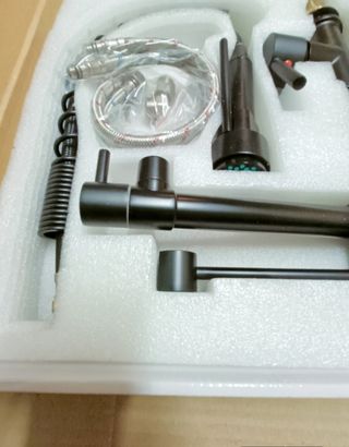 Grifo cocina negro nuevo monomando fregadero pica