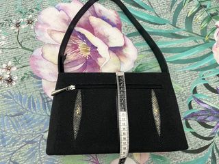 Bolso Piel Raya Negro