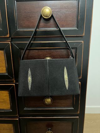 Bolso Piel Raya Negro