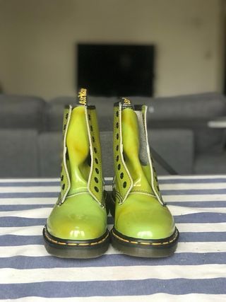 Botas Dr. Martens Verdes Brillo