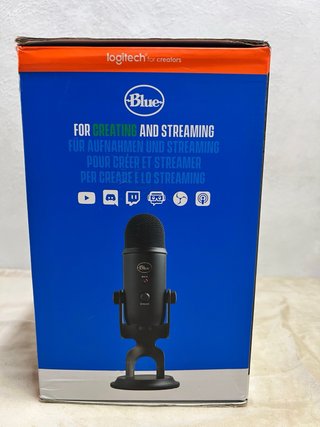 Micrófono Blue Yeti USB Negro
