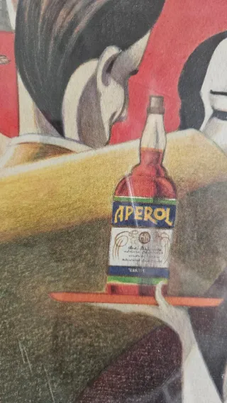 Poster pubblicitario Aperol 1988