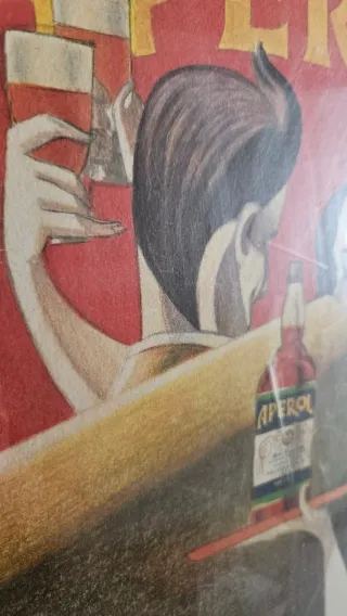 Poster pubblicitario Aperol 1988