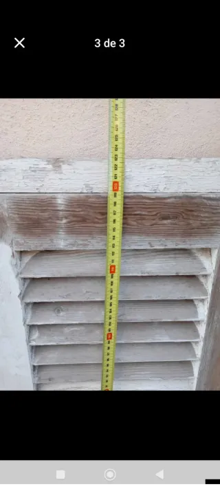 Ventana con persiana