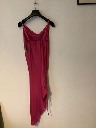Vestito donna elasticizzato rosa taglia unica