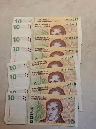 Lotto 130 banconote mondiali