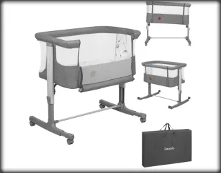 Minicuna colecho gris