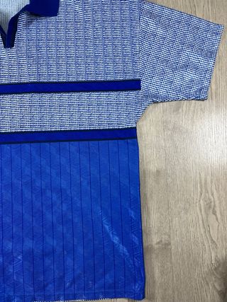 Camiseta Vintage Umbro Azul y Blanca