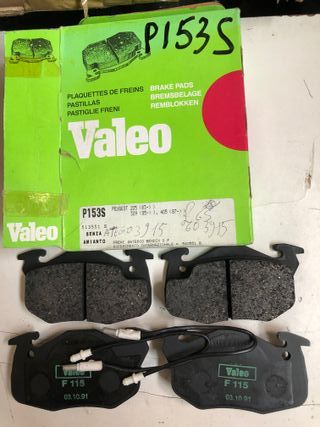 Pastiglie Freno Valeo P153S Peugeot/Renault