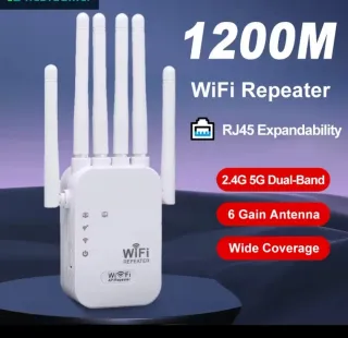 Repetidor WiFi 1200Mbps 4 Antenas