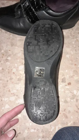 Zapatos Hurlum Confort Negro Velcro