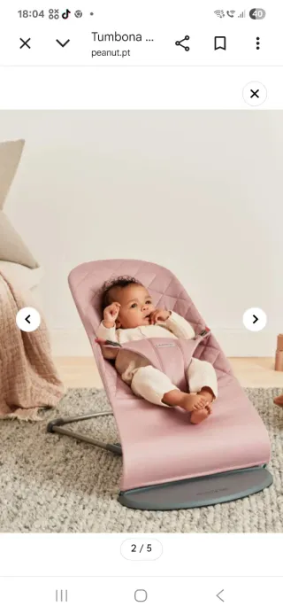 Hamaca BabyBjörn Rosa