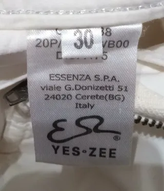 Pantaloni bianchi Yes Zee