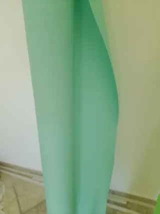 Tessuto cotone verde acqua marina