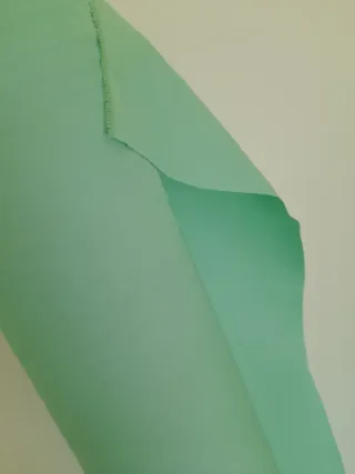 Tessuto cotone verde acqua marina