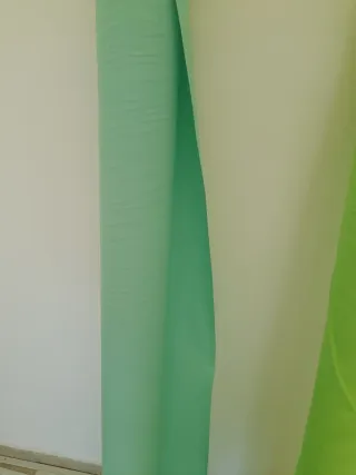 Tessuto cotone verde acqua marina