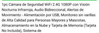 Cámara de seguridad para bebe