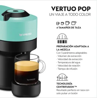 Cafetera Nespresso Vertuo Pop Krups