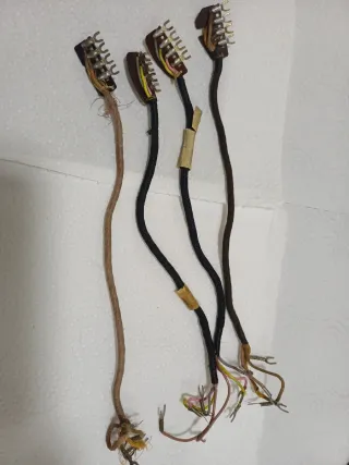Cables para discos de marcación de teléfono antigu