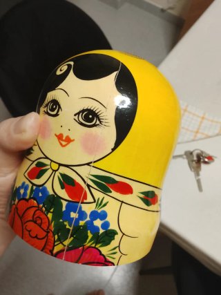 Matrioska Rusa Souvenir Flores