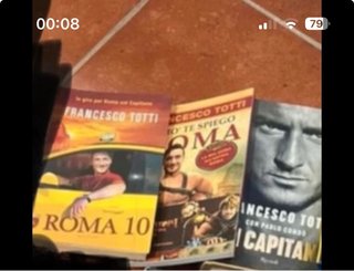 Libri AS Roma Totti originali nuovi