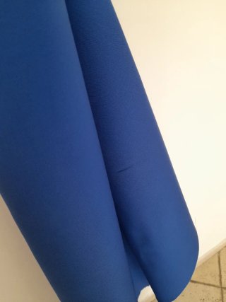 Tessuto cotone blu cobalto