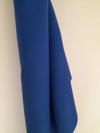 Tessuto cotone blu cobalto