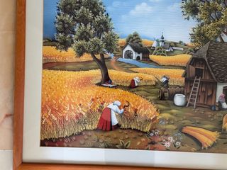 Cuadro litografía “La mietitura” Lyuba Stolfas